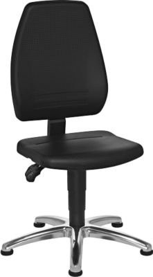 Schäfer Shop Select Arbeitsdrehstuhl Pro Industrie Schwarz mit Gleiter - Bild 1