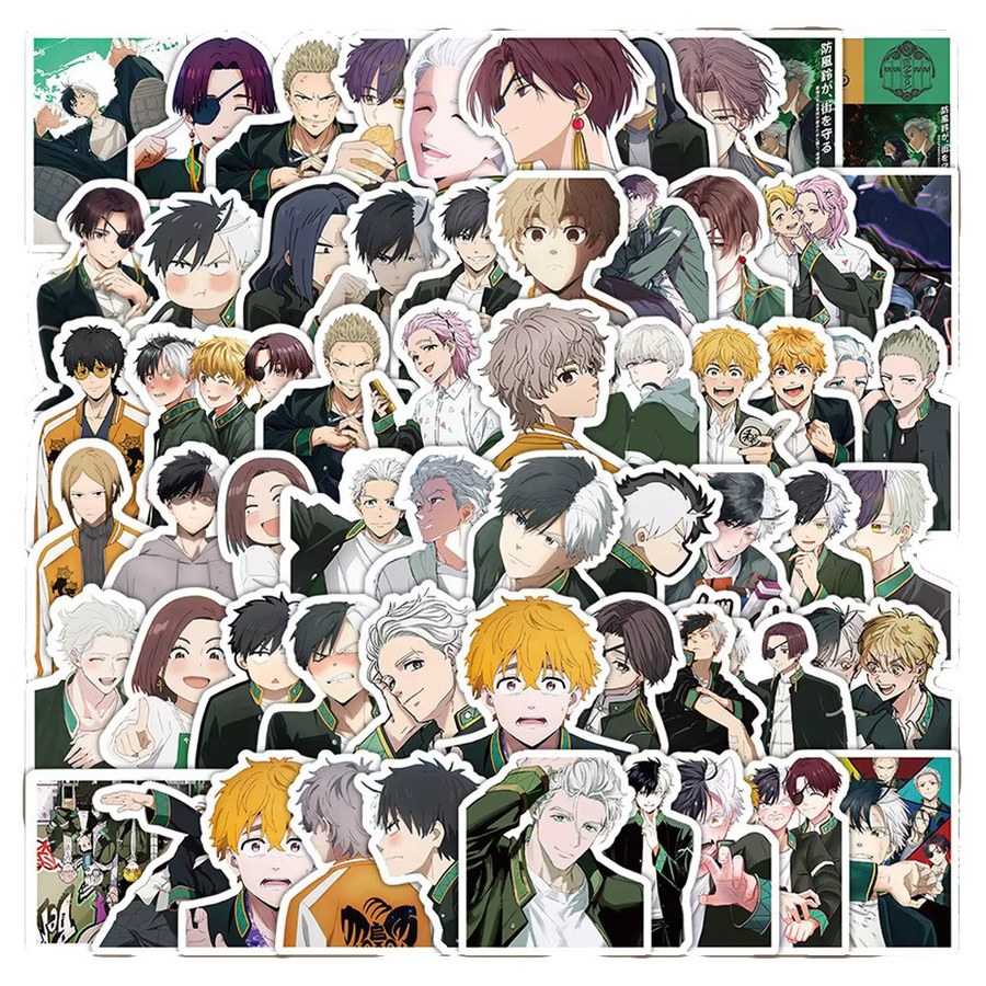 Bandai Wind Breaker Anime Graffiti Aufkleber, Cartoon-Sticker, 10/30/50 Stück - Bild 2