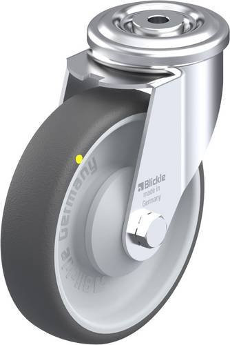 Blickle Lenkrolle LER-PATH 160KA-ELS in Grau mit 160 mm Rad-Durchmesser und 260 kg Tragfähigkeit - Bild 1