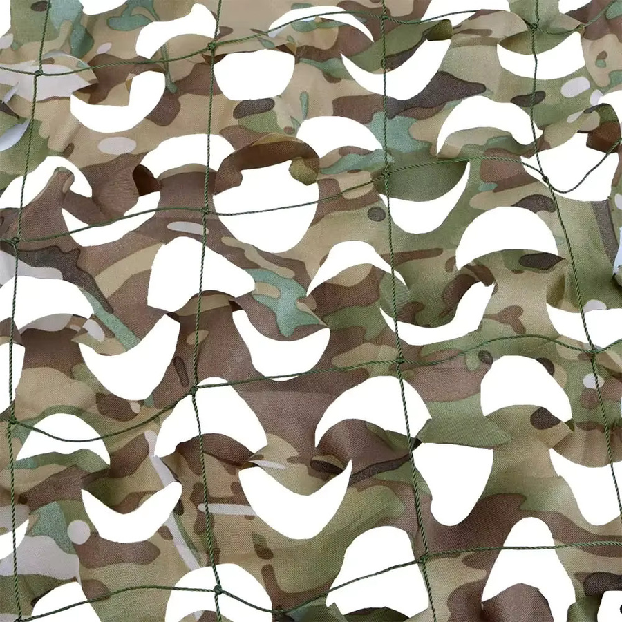 SINAIRSOFT Camouflage Netz für Outdoor, Jagd und Wargames, UV-beständige Tarnnetz-Abdeckung in Multicolour, B x B: 3 x 2 m - Bild 6