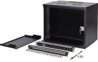 Digitus Netzwerkschrank SOHO Pro 19 Zoll 9 HE Schwarz B/T: 540 x 400 mm - Bild 1