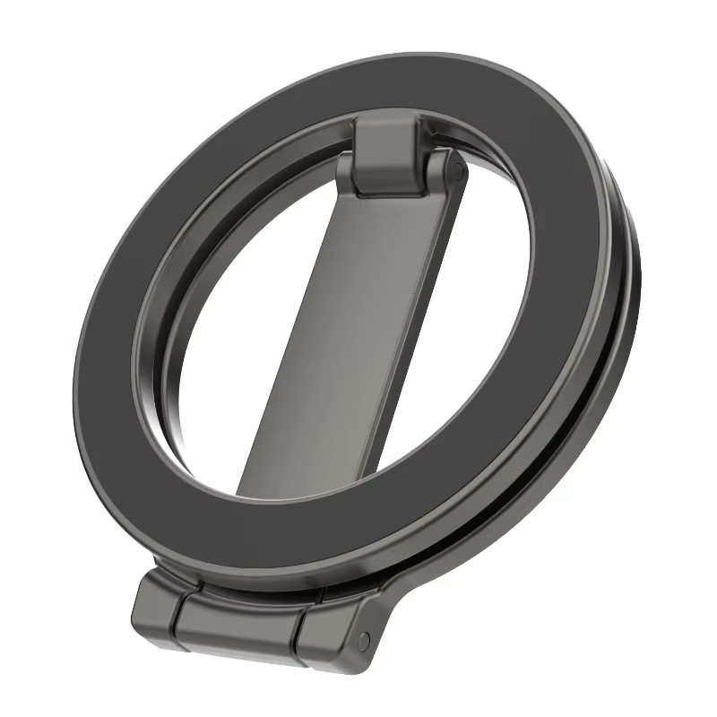 VIKEFON Magnetischer Telefonhalter für MagSafe, faltbarer Doppelseitiger Smartphone-Ständer in Schwarz - Bild 4