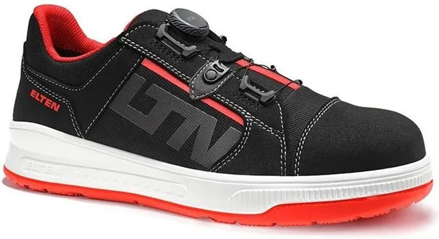 Elten Sicherheitshalbschuh ISAAK XXST BOA S2 in Schwarz Rot Größe 43 - Bild 1