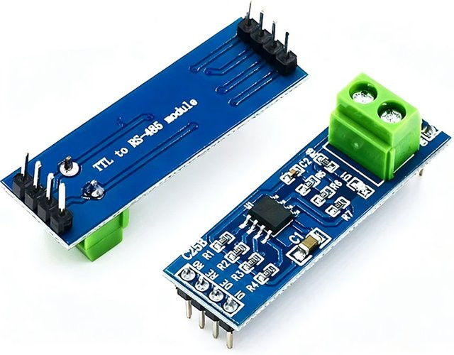 MAX485 Modul RS-485 TTL zu RS485 Konverter für Arduino und Mikrocontroller in Blau - Bild 1