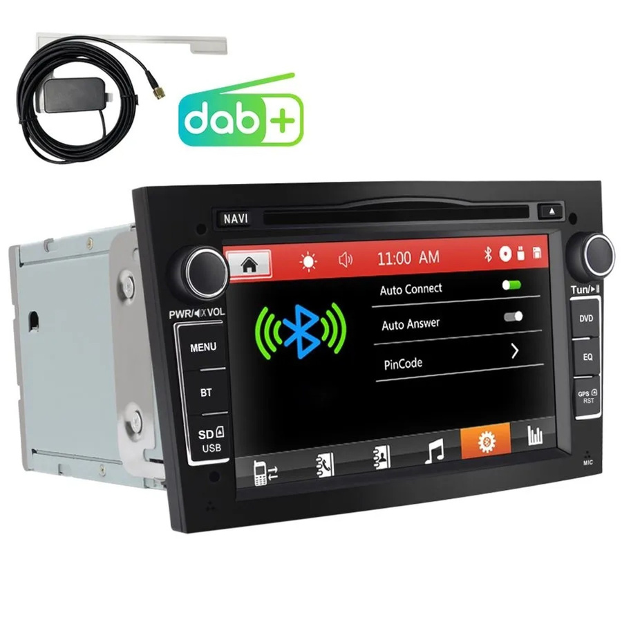 Junsun Autoradio mit DVD-Funktion für Opel Corsa Astra Vectra in Schwarz - Bild 2