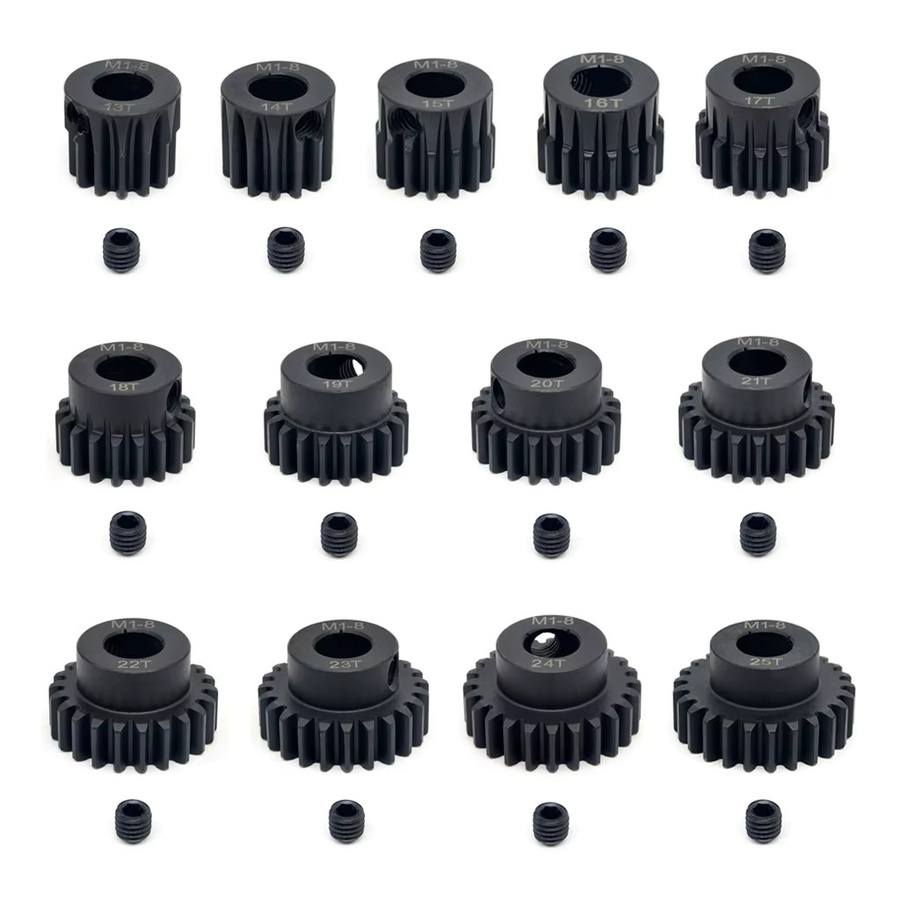 YSIDO Ritzel RC Motor Getriebe, Metall, Schwarz - Bild 4