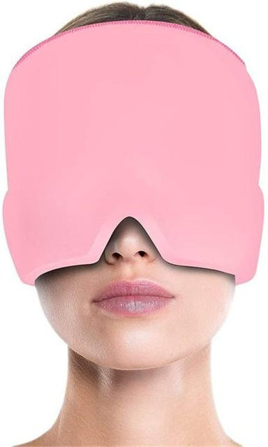 Warmlife Gel Kopfmaske für Heiß- und Kalttherapie, Rosa, Unisex - Bild 1