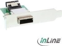 SAS Slotblech Adapter von SAS auf SFF8088 zu intern SFF8087 inklusive Low Profile Slotblech in Silber (27650) - Bild 1