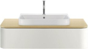 Duravit Möbelwaschtisch Happy D.2 in Weiß mit gerader Kante, B/T: 65 x 50,5 cm - Bild 1