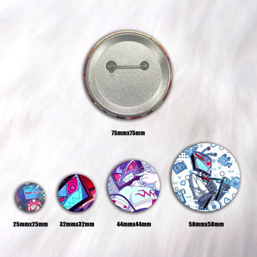 Icona Weißblech-Brosche, Figuren-Icon-Abzeichen, Unisex - Bild 2