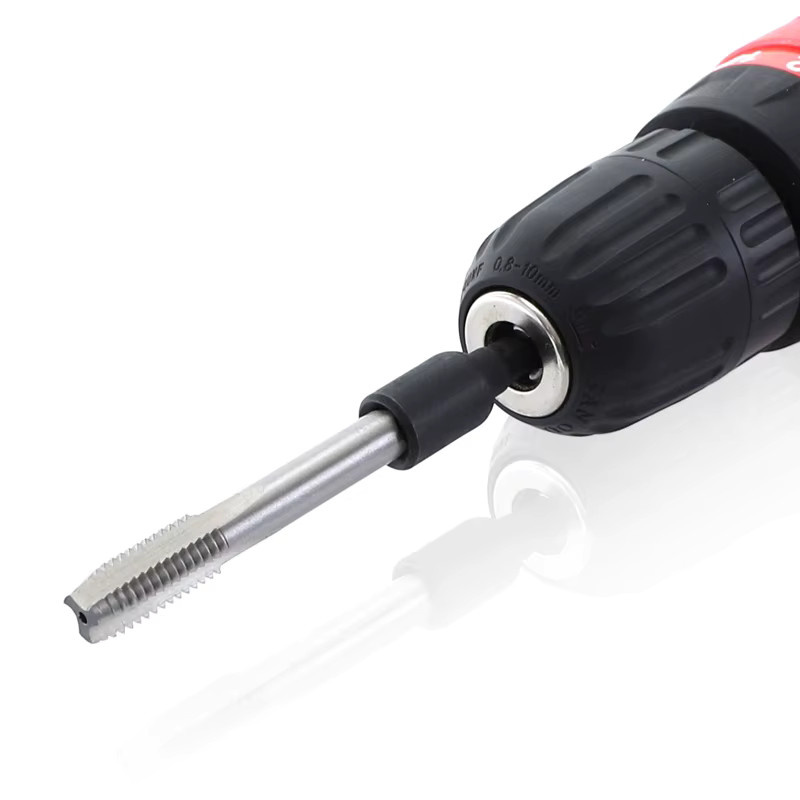 RUITOOL Gewindebohrer-Stanz-Adapter Set mit 1/4 Zoll Sechskantschaft für elektrische Bohrmaschinen, 6 Stück, M4 bis M12 - Bild 2