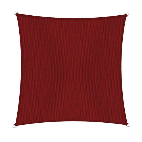 WINDHAGER Sonnensegel quadratisch aus Polyester in Rot, B/B: 500 x 500 cm - Bild 2
