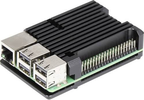 Joy-it ARMOR Case BLOCK SBC-Gehäuse für Raspberry Pi inklusive passivem Kühler in Schwarz - Bild 1
