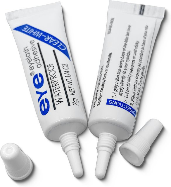 Wimpernkleber, wasserfest, Clear-White - Bild 1