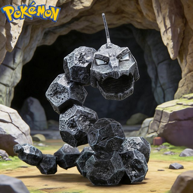 Bandai Pokémon Onix Actionfigur, Einzelfigur, Grau - Bild 1