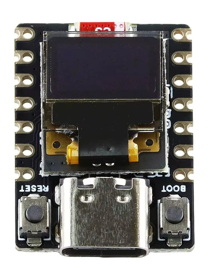 ESP32-S3 Entwicklungsboard Dual-Core mit 2,4GHz WiFi und Bluetooth, 0,42 Zoll SSD1315 Display und USB-C Anschluss, Schwarz - Bild 4