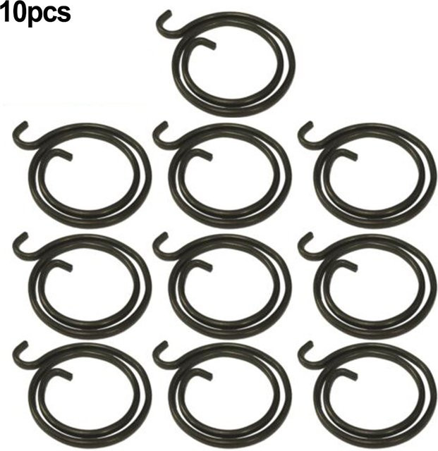 10 Stück Ersatz-Torsionsfedern für Knauf Türgriff-Hebel und Verriegelungen in Schwarz - Bild 1