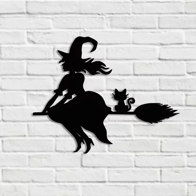 CIFBUY Metall-Wanddekoration Schmetterling in Schwarz für Halloween und Wandkunst - Bild 1