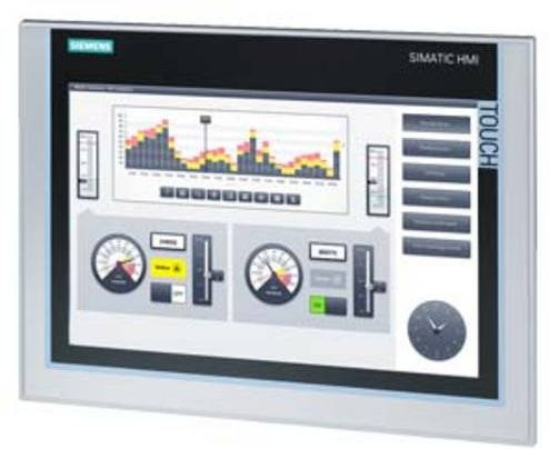 Siemens SPS-Display 6AV2124-0MC01-0AX0 in Grau mit Profinet und MPI/Profibus-DP - Bild 1
