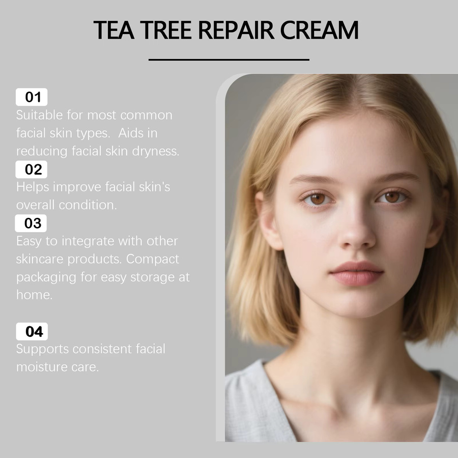 Hoygi Reparaturcreme für das Gesicht, Aloe Vera, empfindliche und fettige Haut - Bild 2
