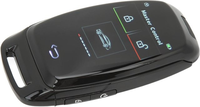 KaiSai Auto Smart LCD Schlüssel mit Touchscreen und Bluetooth 5.0 für schlüssellosen Zugang und Ein-Knopf-Start, Schwarz - Bild 1
