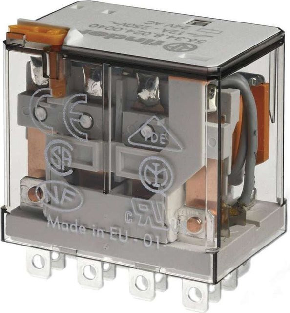 Finder Steckrelais 12 V/DC 12 A mit 4 Wechsler 56.34.9.012.0040 - Bild 1