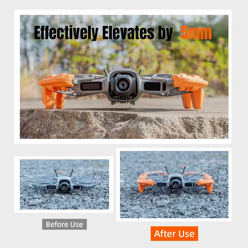 DJI NEO 2 Propeller-Schutzabdeckung aus EVA in Orange als Anti-Kollisions-Ring und Schwimm-Schutz Zubehör - Bild 3