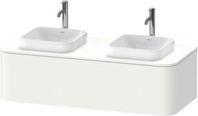 Duravit Waschtischunterschrank Happy D.2 Plus in Weiß seidenmatt mit 1 Auszug, B/T: 130 x 55 cm - Bild 1