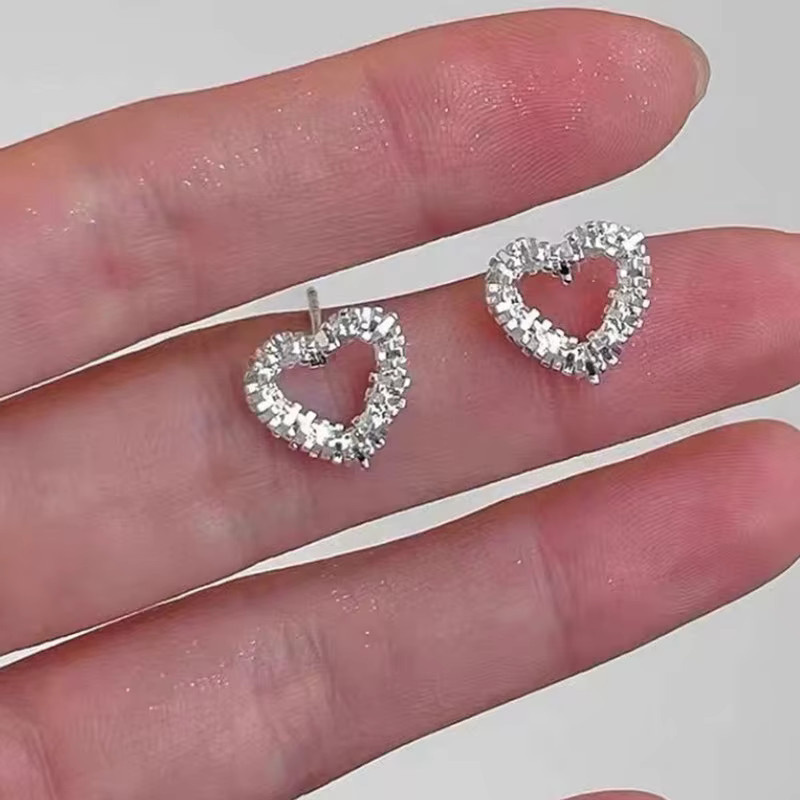 HYFAD Herz-Tragus-Ohrstecker, Silber, Zirkonia, Damen - Bild 2