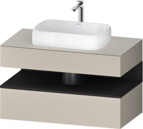 Duravit Waschtischunterschrank Qatego in Grau, B/T/H: 100 x 55 x 60 cm - Bild 1