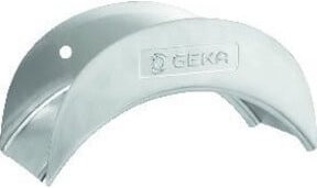 GEKA Wandschlauchhalter aus verzinktem Stahlblech in Silber, B/H: 28 x 13 cm, 1/2 Zoll - Bild 1