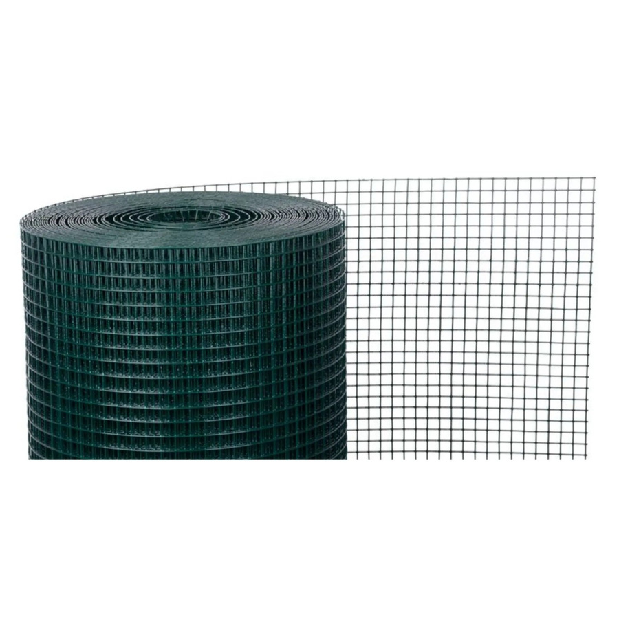 PROREGAL Maschendrahtzaun KEEPY Vierkantgeflecht in Grün, H: 1 m, L: 5 m, Maschenweite: 12,7 x 12,7 mm, Drahtstärke: 1,2 mm, PVC-beschichtet - Bild 2