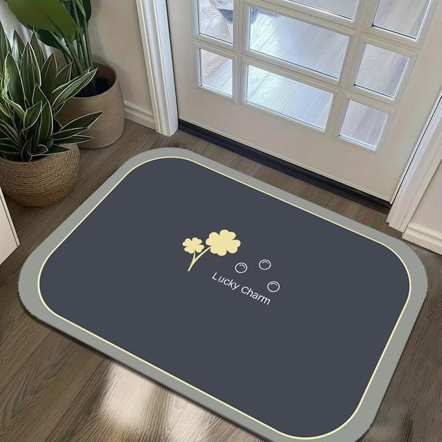 Rutschfeste Kieselgurmatte für das Badezimmer von Yiran Furniture, modern und pflegeleicht, B/B: 60 x 90 cm - Bild 1