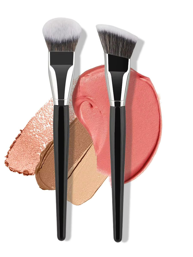 RANCAI Foundation-Make-up-Pinsel mit Holzgriff, Damen - Bild 3