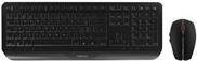 Cherry GENTIX DESKTOP kabelloses Tastatur-und-Maus-Set 2.4 GHz mit Membranschaltern in Schwarz (Tschechisch/Slowakisch) - Bild 1