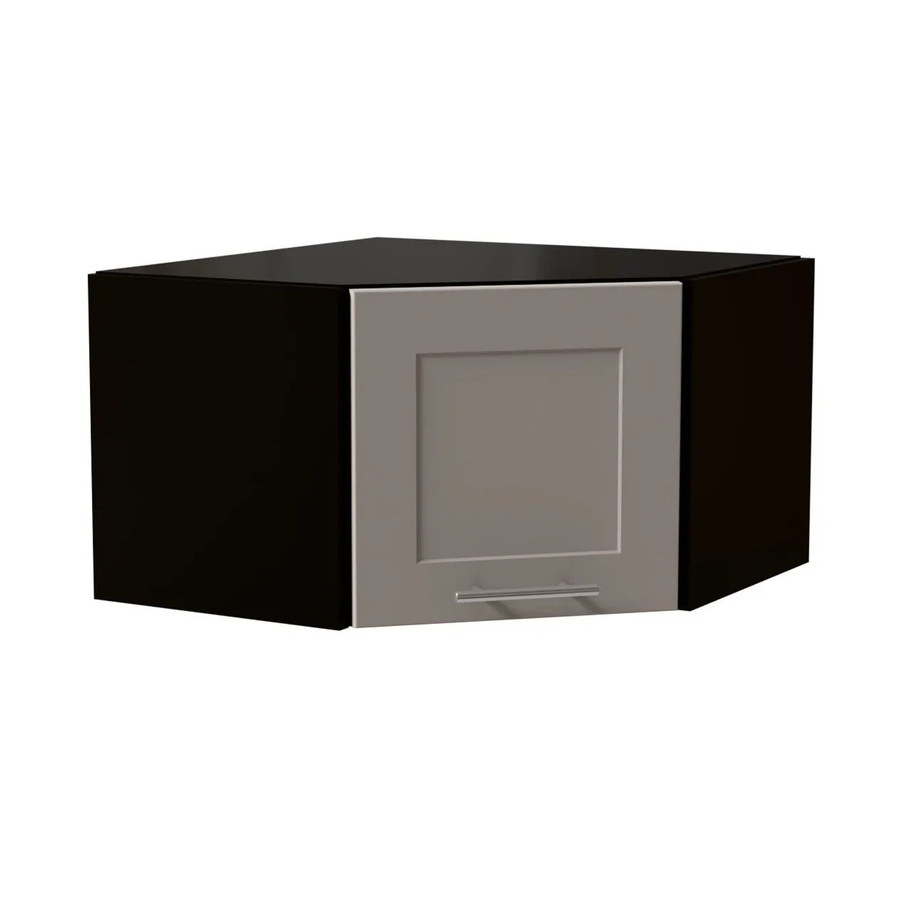 Feldmann-Wohnen Eckhängeschrank Oslo in Schwarz und Kaschmir Matt mit Soft-Close-Türen, B/T/H: 60 x 60 x 36 cm - Bild 2