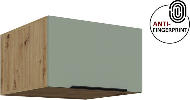 Küchen Aufsatzschrank ARIA in Aquamarin matt mit Anti-Fingerprint-Beschichtung, Breite: 60 cm - Bild 1