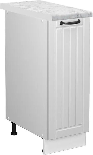 Vicco Apothekerschrank Fame-Line Medizinschrank für die Küche in Weiß Landhausstil mit Soft-Close-Türen, B/H/T: 30 x 60 x 82 cm - Bild 1