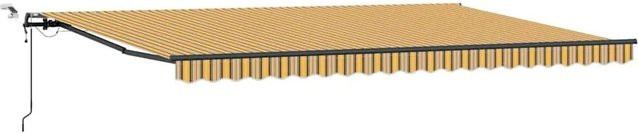 vidaXL Markisenstoff aus Polyester in Mehrfarbig, Breite: 500 cm, Tiefe: 300 cm - Bild 1