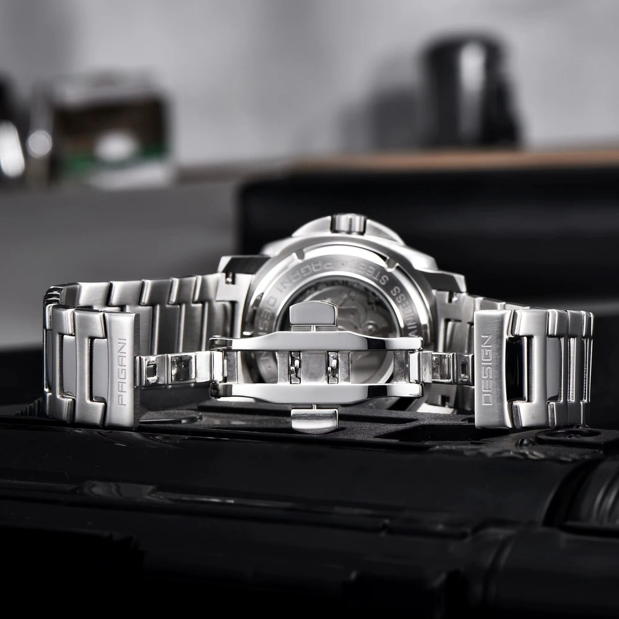 PAGANI DESIGN Armbanduhr Automatik, Edelstahl, Saphirglas, Herren - Bild 5
