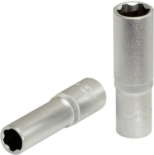 KS Tools Stecknuss 3/8 Zoll, lang, 12mm, silber - Bild 1