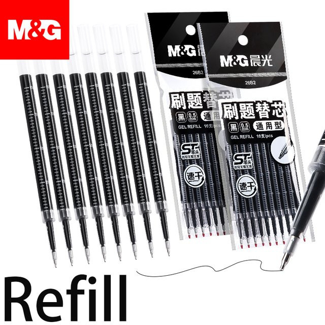 M&G Ersatzminen Schwarz 0,5 mm, 10 Stück pro Beutel - Bild 1