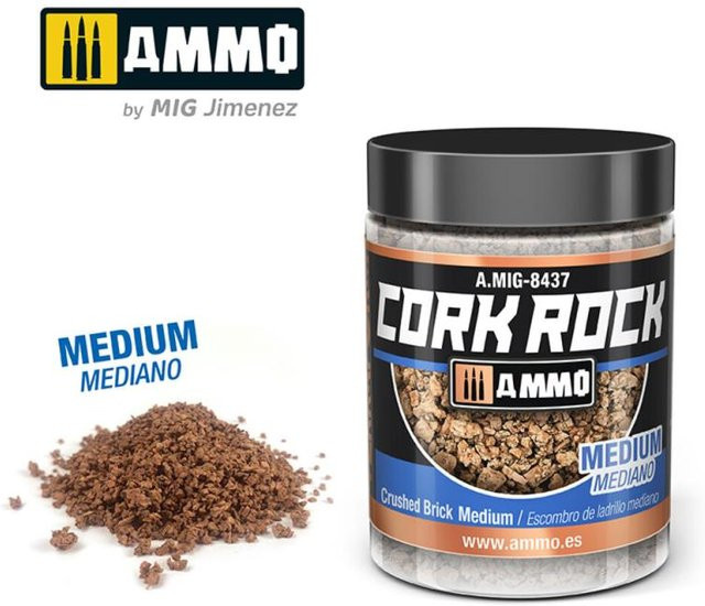 AMMO by MIG Jimenez Create Cork Crushed Brick Medium, Braun, 100ml - Bild 1