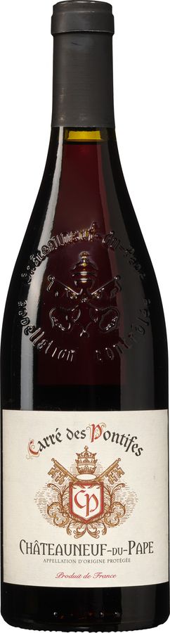 Carre des Pontifes Rotwein Châteauneuf-du-Pape, Grenache/Mourvèdre/Syrah, Frankreich, 14,0 %, 0,75 l - Bild 2