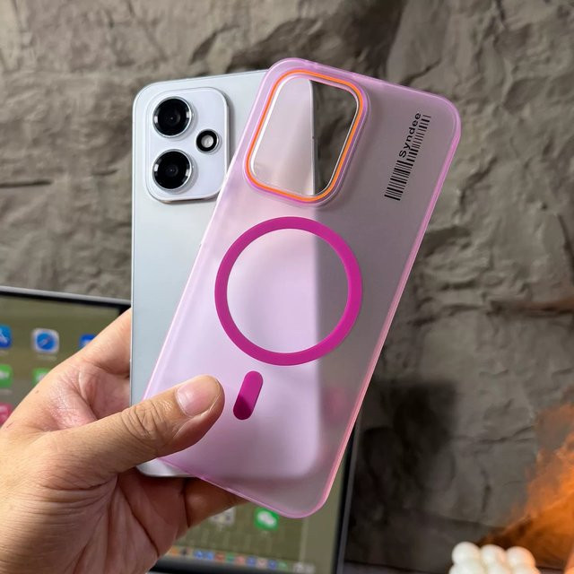 Schlanke und hautfreundliche magnetische kabellose Ladehülle für Honor 600, 500 Pro, Magic 8, 7 und 6Pro in Grau, stoßfeste Anti-Fingerabdruck Schutzhülle - Bild 1