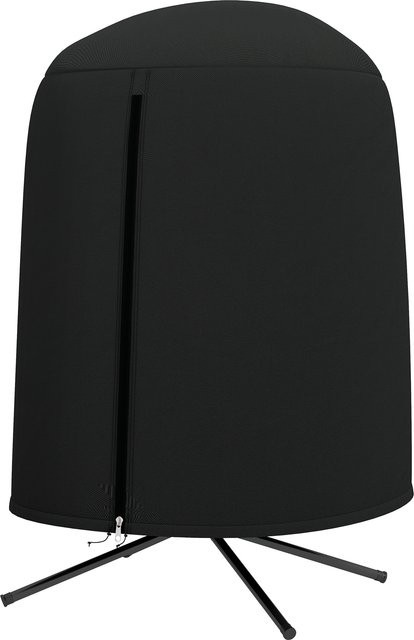Outsunny Hängesessel Schutzhülle aus wasserabweisendem Oxford-Polyester mit Reißverschluss und UV-Schutz, Schwarz, Durchmesser: 128 cm, Höhe: 190 cm - Bild 1