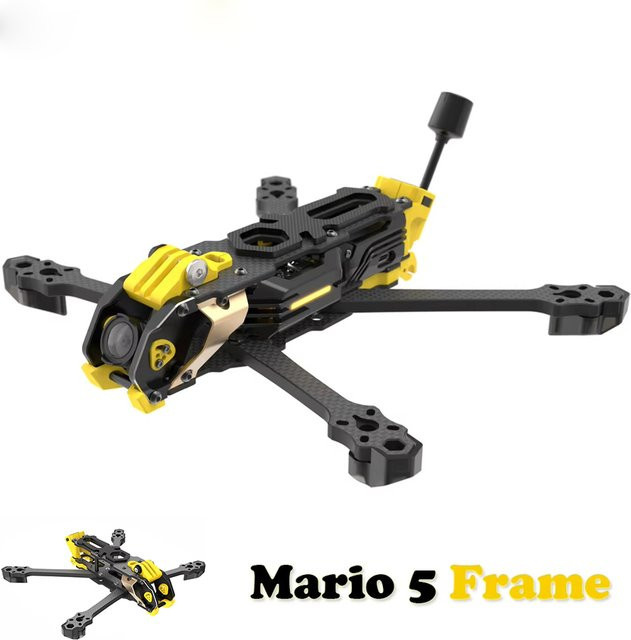 SpeedyBee Mario 5 FPV Freestyle Racing Drohnenrahmen 5 Zoll aus Kohlefaser für DJI O3/O4 PRO - Bild 1