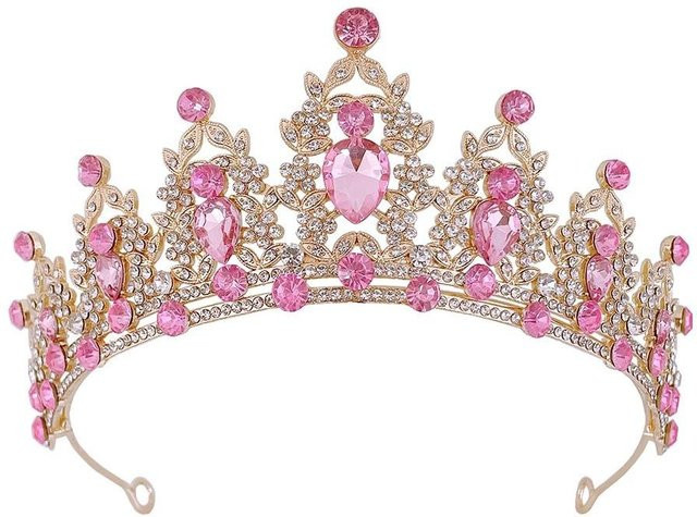 Stirnband Prinzessinnenkrone, pink, Unisex - Bild 1