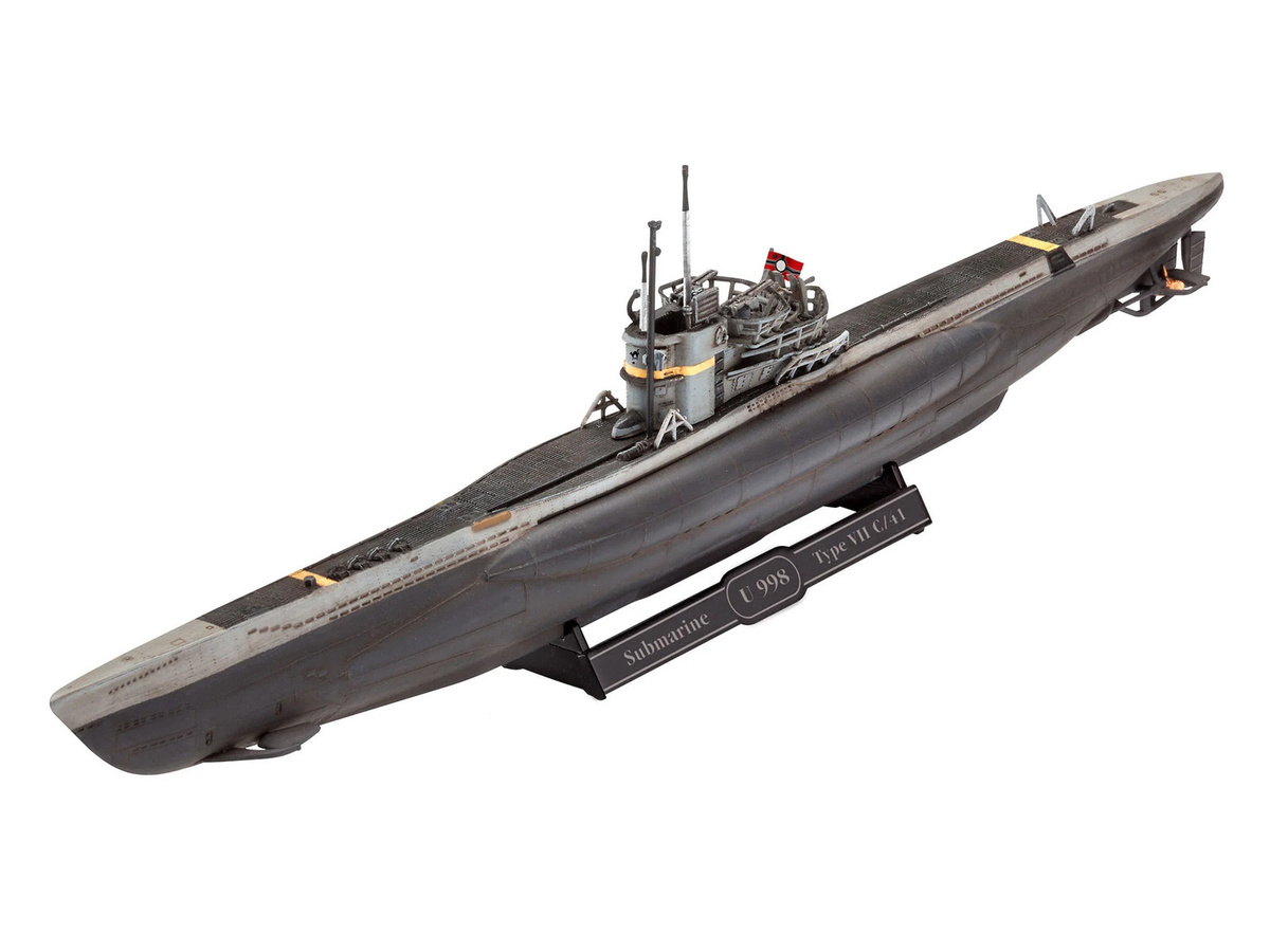 Revell German Submarine Type VII C-41, Fahrzeuge, 1:350, Kunststoff, Grau - Bild 2