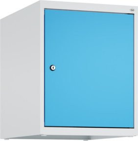 C+P Aufsatzschrank 7035/5012 mit Zylinderschloss und 1 Abteil, B/T/H: 50 x 40 x 50 cm - Bild 1